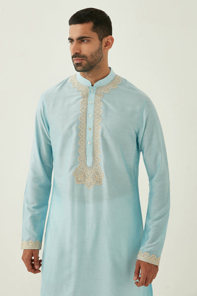 Powder Blue Kurta Set