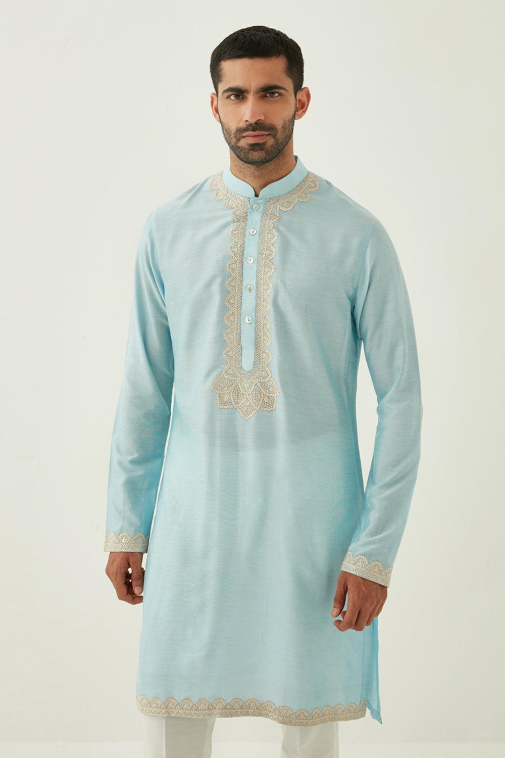 Powder Blue Kurta Set