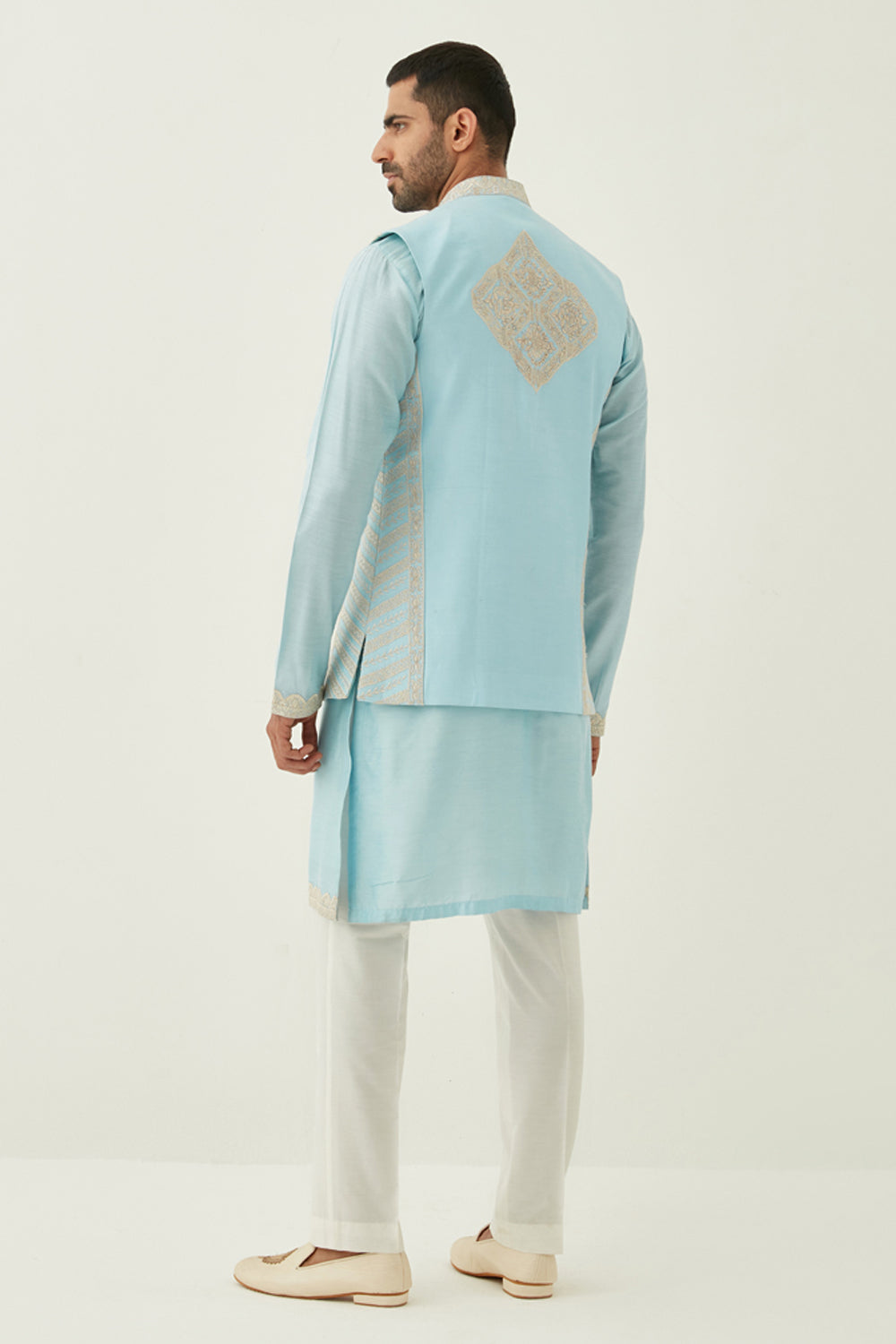 Powder Blue Bundi Set