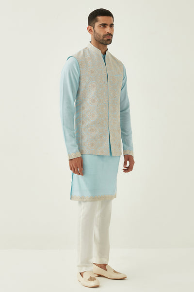 Powder Blue Bundi Set