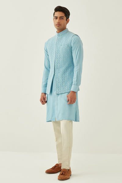 Powder Blue Bundi Set