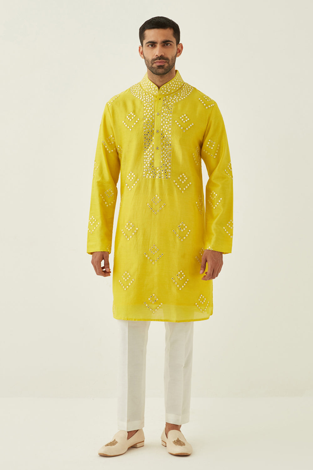 Lemon Kurta Set