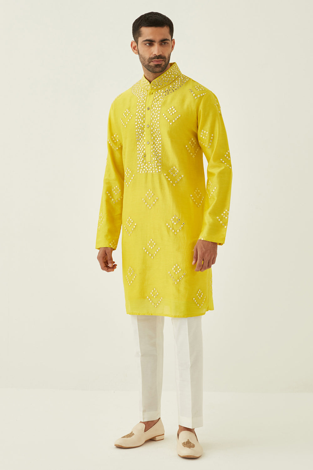 Lemon Kurta Set