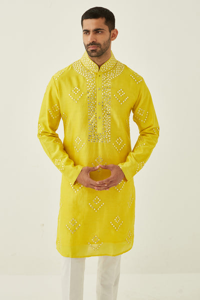 Lemon Kurta Set