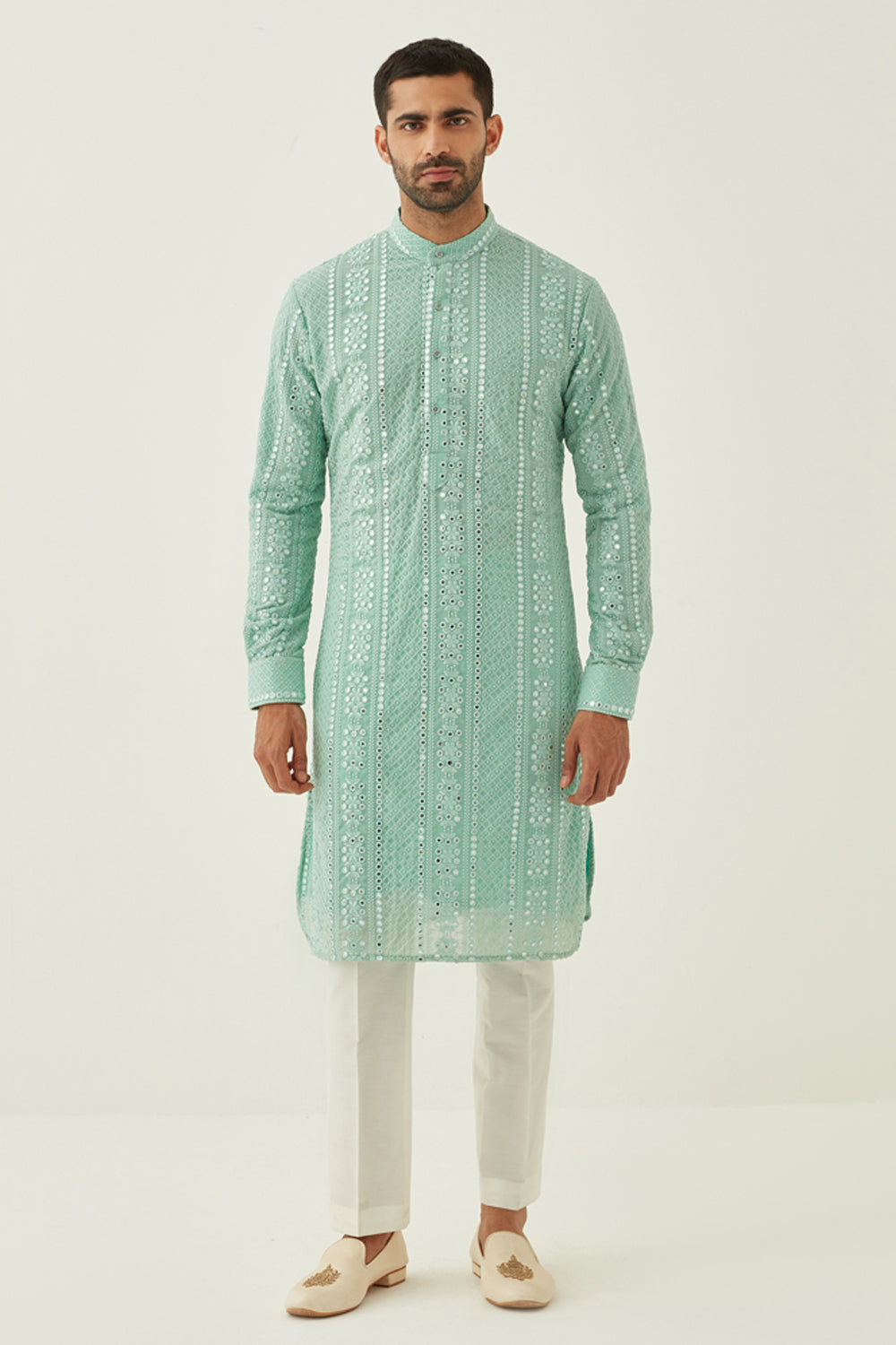 Powder Blue Kurta Set