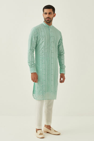 Powder Blue Kurta Set