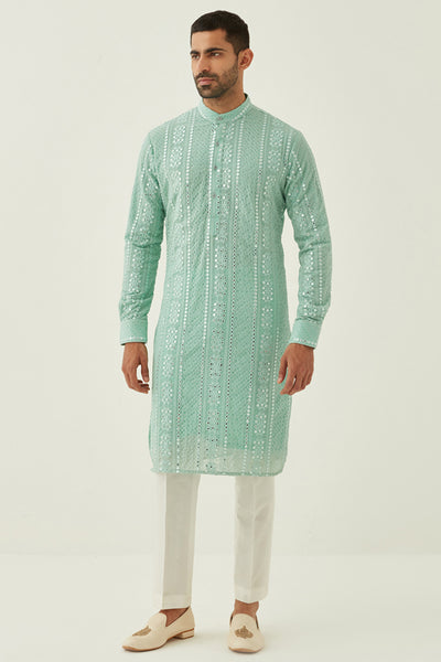 Powder Blue Kurta Set